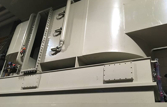 Improved air conditions in anodizing